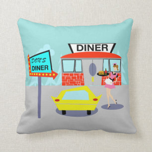 Almofada Travesseiro decorativo de jantar de 1950