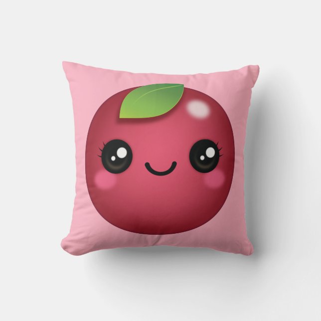 Almofada Travesseiro decorativo de Kawaii Cranberry (Frente)