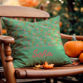 Almofada Travesseiro decorativo de laranja de madeira paste