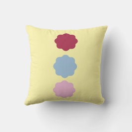 Almofada Travesseiro decorativo de Linha Círculo