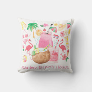 Almofada Travesseiro decorativo de Lover da Praia do Summer