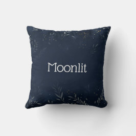 Almofada Travesseiro decorativo de Lua e Folhas Personaliza