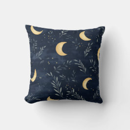 Almofada Travesseiro decorativo de Lua e Folhas Personaliza