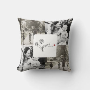 Almofada Travesseiro decorativo de Mãe de Foto Moderna Mini