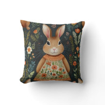 Travesseiro decorativo de Magia Bunny Springtime