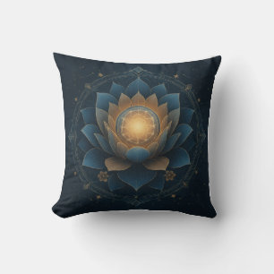 Almofada Travesseiro decorativo de Mandala de Terceiro Olho