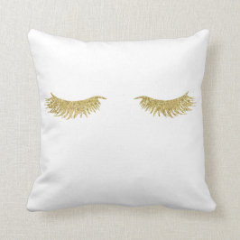 Almofada Travesseiro decorativo de Maquiagem Eyelash com Gl