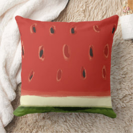 Almofada Travesseiro decorativo de Melancia de Água Vermelh