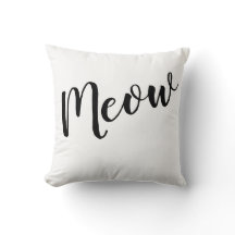 Travesseiro decorativo de Miau do Cat Lover