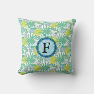 Almofada Travesseiro decorativo de monograma de Design trop