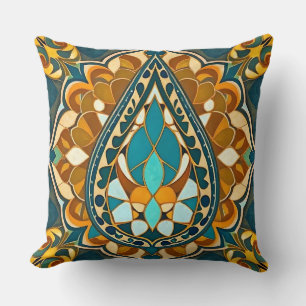 Almofada Travesseiro decorativo de Mosaico Persa