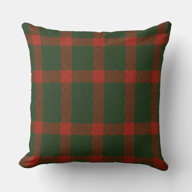Almofada Travesseiro decorativo de natal com turnos de ment (Frente)