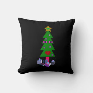 Almofada Travesseiro decorativo de Natal curioso