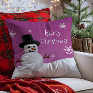 Almofada Travesseiro decorativo de Natal da Cena de Inverno
