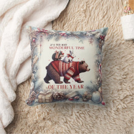Almofada Travesseiro decorativo de Natal divertido para adu