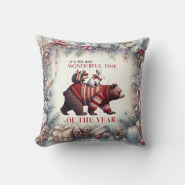 Almofada Travesseiro decorativo de Natal divertido para adu