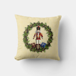 Almofada Travesseiro decorativo de Natal do Red Nutcracker 