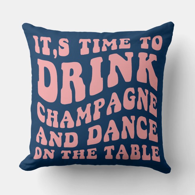 Almofada Travesseiro decorativo de Natal em Groovy (Frente)