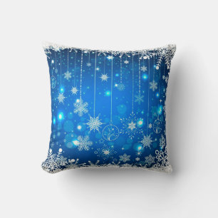 Almofada Travesseiro decorativo de Natal/Flocos de neve