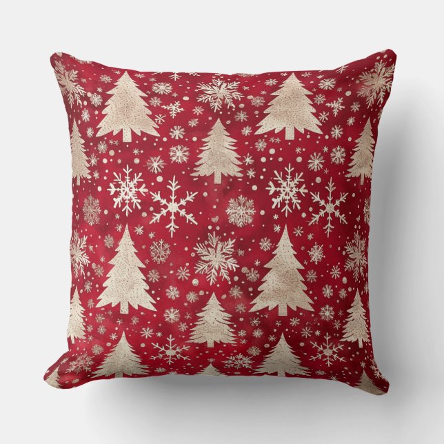 Almofada Travesseiro decorativo de Natal - Ideia perfeita d (Frente)