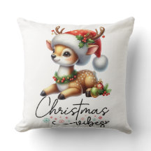 Travesseiro decorativo de Natal Vibes