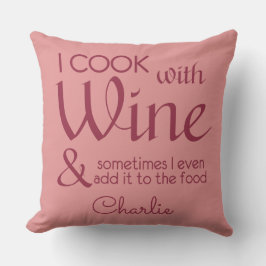 Almofada Travesseiro decorativo de nome personalizado da Co