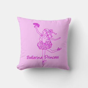 Almofada travesseiro decorativo de nomes roxos cor-de-rosa 