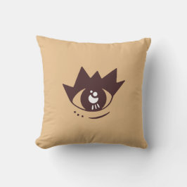 Almofada Travesseiro decorativo De Olho Marrom estético
