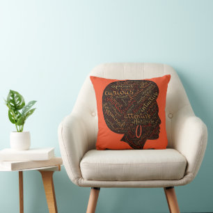 ALMOFADA TRAVESSEIRO DECORATIVO DE ORGULHO PRETO APÓS A RAI