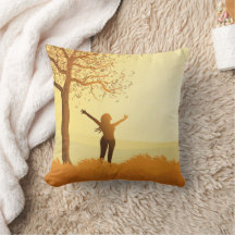 Travesseiro decorativo de outono