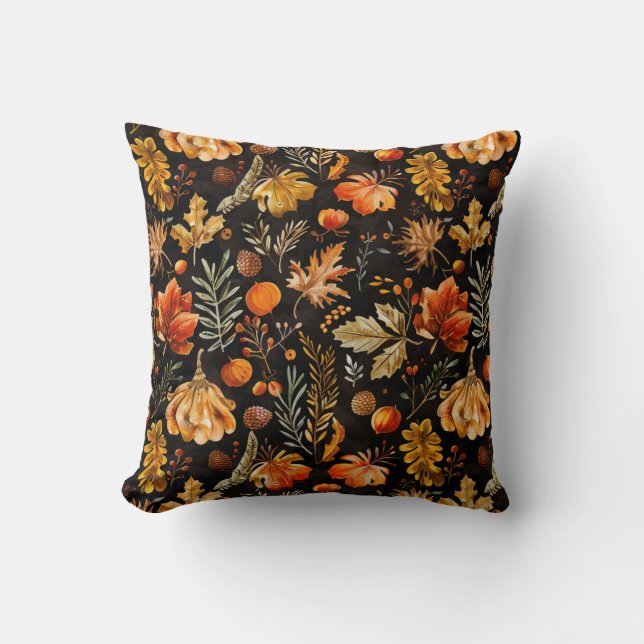 Almofada Travesseiro decorativo de outono Whimsical (Frente)