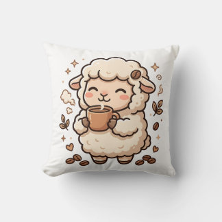 Almofada Travesseiro Decorativo de Ovelha Fofa Kawaii