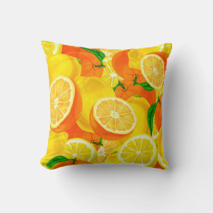 Almofada Travesseiro decorativo de padrão de Citrus