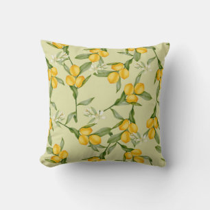 Almofada Travesseiro decorativo de padrão de Citrus