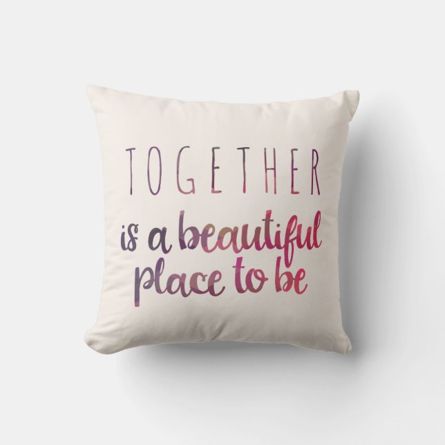 Almofada Travesseiro decorativo de Padrão de Cozy Diamond (Frente)