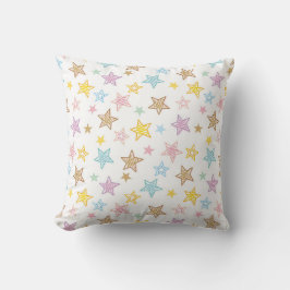 Almofada Travesseiro decorativo de Padrão de Estrelas