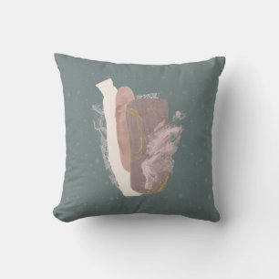 Almofada Travesseiro decorativo de Padrão de Lua Verde abs