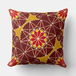 Almofada Travesseiro decorativo de Padrão Floral Ucraniano