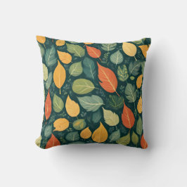 Almofada Travesseiro decorativo de padrão Folha inspirado e