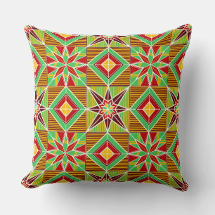 Almofada Travesseiro decorativo de padrão verde ucraniano