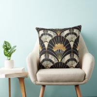 Travesseiro decorativo de padrões em forma de deco