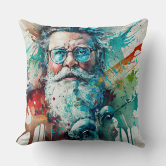 Almofada Travesseiro decorativo de Papais noeis modernos