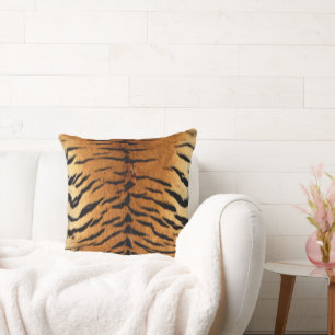 Almofada Travesseiro decorativo de Pele de Tigre Siberiano