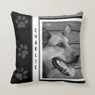 Almofada Travesseiro decorativo de Pet de Fotografias e Nom