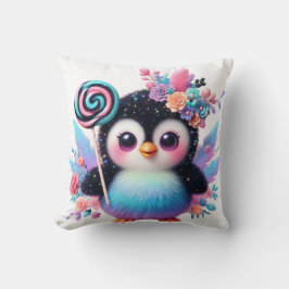 Almofada Travesseiro decorativo de pinguim
