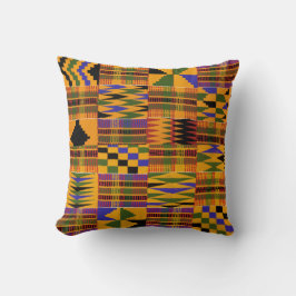 Almofada Travesseiro decorativo de Poliéster Kente