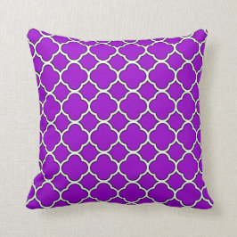 Almofada Travesseiro decorativo de Quatrefoil Puro Brilhant