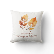 Travesseiro decorativo de queda