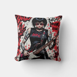 Almofada Travesseiro decorativo de rebelião CyberBass