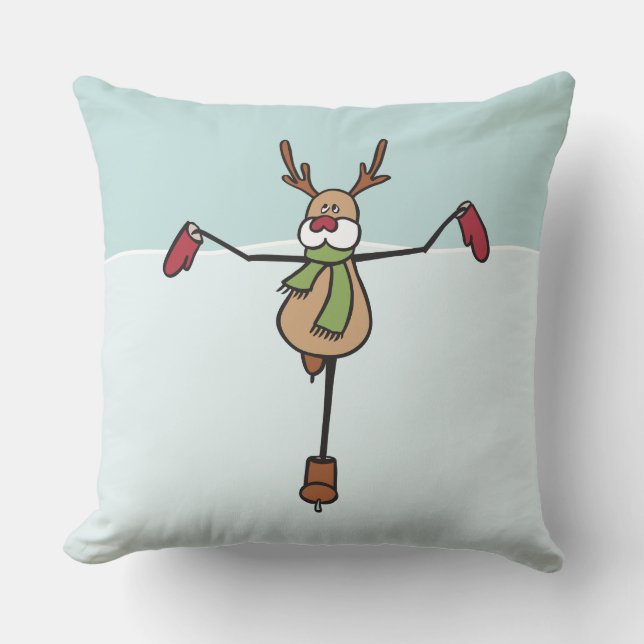 Almofada Travesseiro decorativo de Reinador de Dança Bonita (Frente)